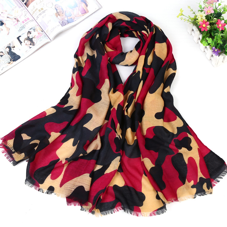 Wholesale cotton twill fringed scarf