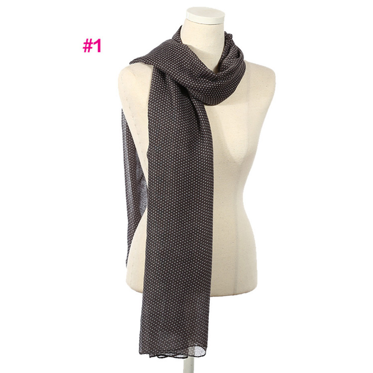 Dot viscose infinity scarf wholesale