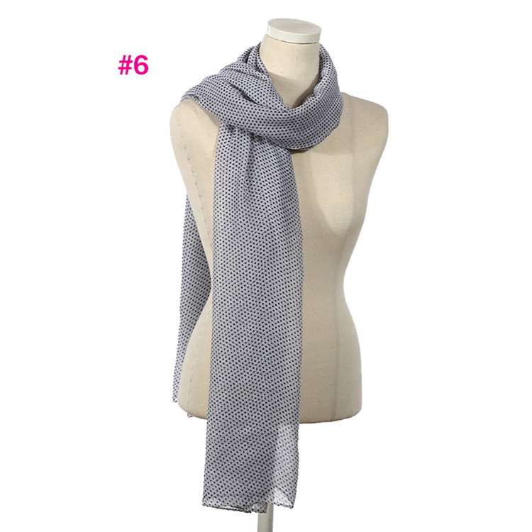 Dot viscose infinity scarf wholesale