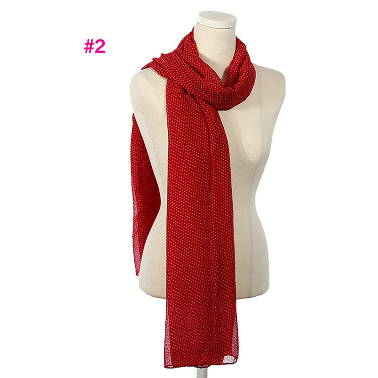 Dot viscose infinity scarf wholesale