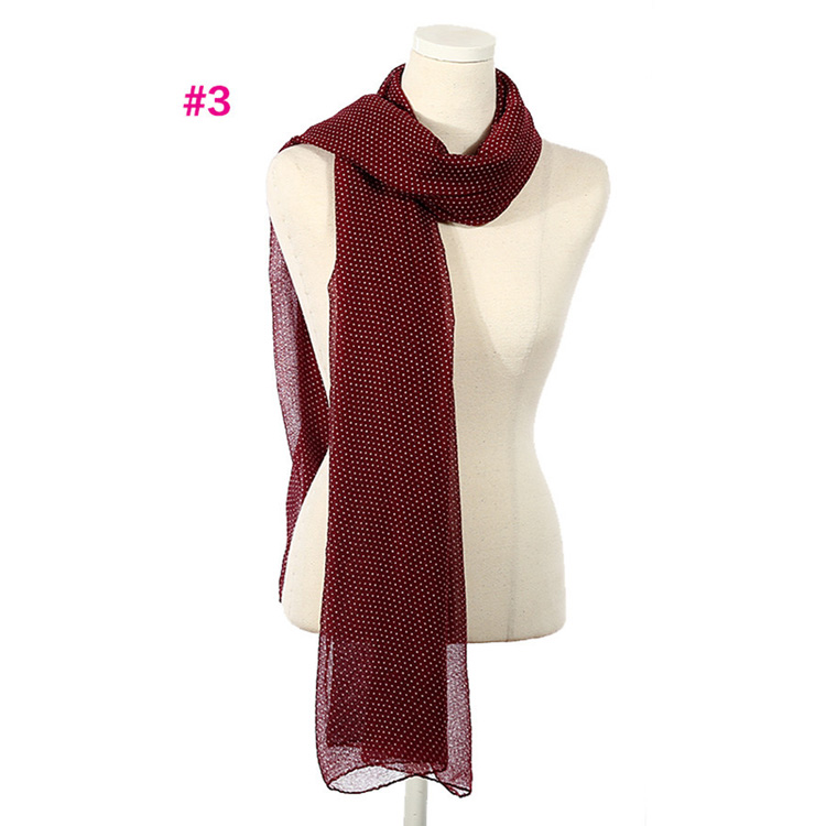 Dot viscose infinity scarf wholesale