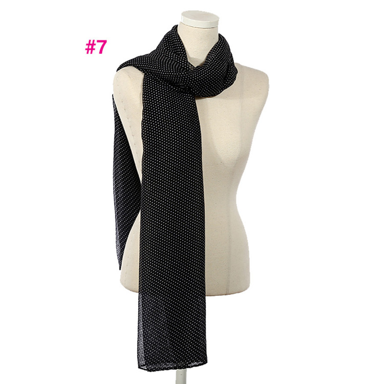 Dot viscose infinity scarf wholesale