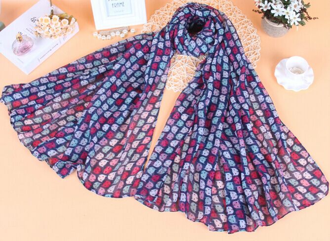 Wholesale cartoon viscose scarf