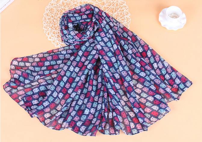 Wholesale cartoon viscose scarf