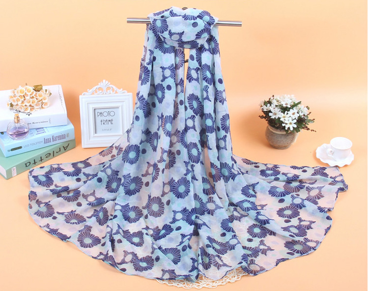 Wholesale viscose infinity tie dyed scarf