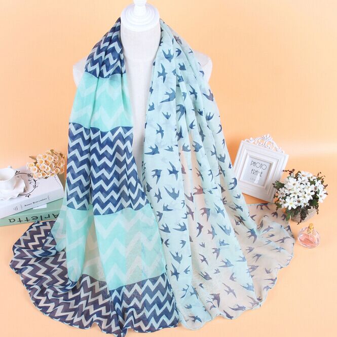 Wholesale voile infinity scarf