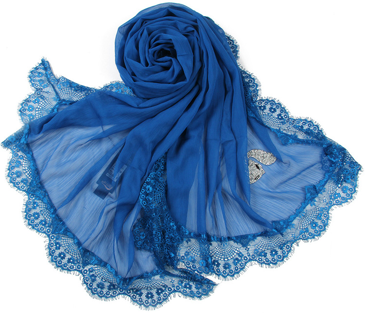 Wholesale silk lace scarf