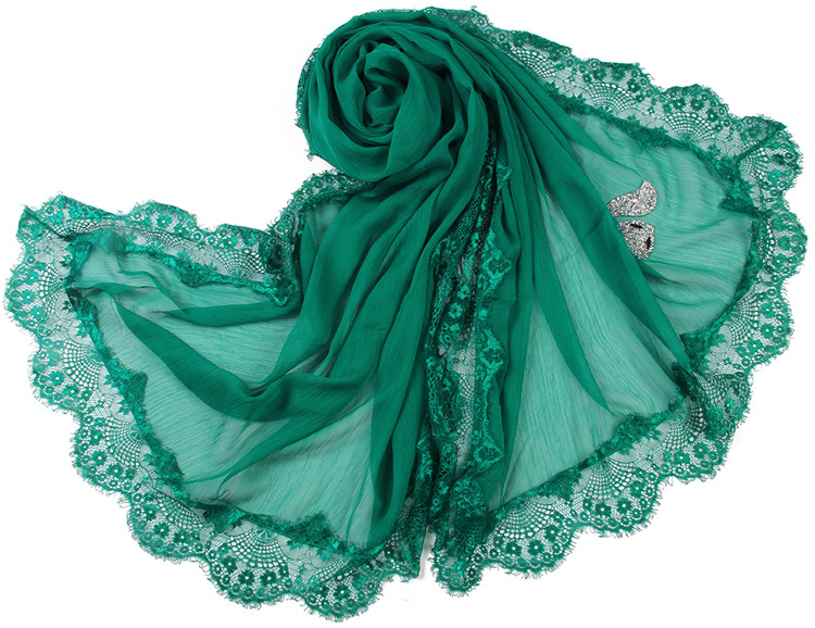 Wholesale silk lace scarf