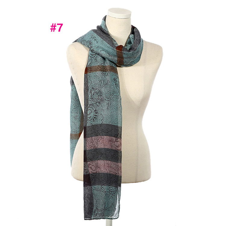 Wholesale check viscose scarf