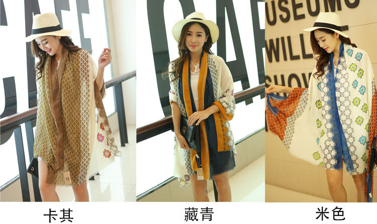 Viscose fashion lady scarf wholesale