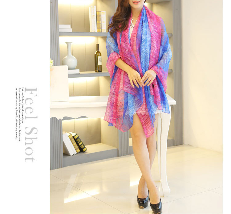 Wholesale solid color silk scarf