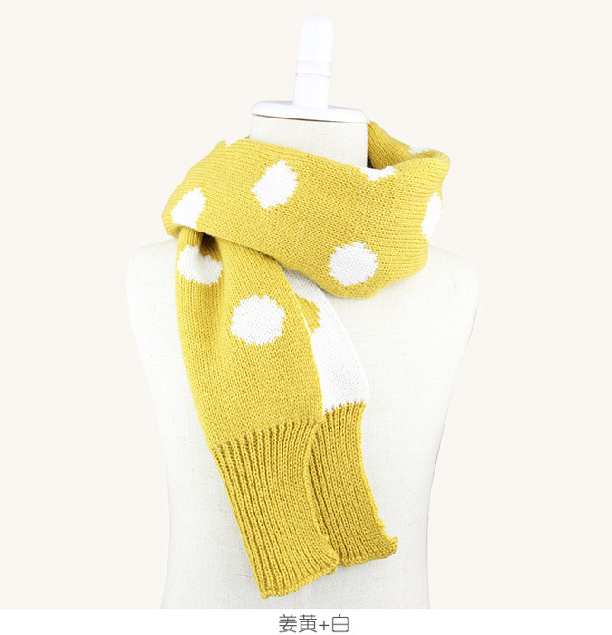 Wholesale kids jacquard scarf