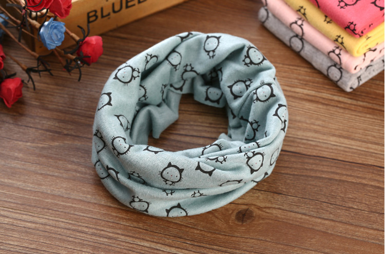 Wholesale kids cotton knit scarf