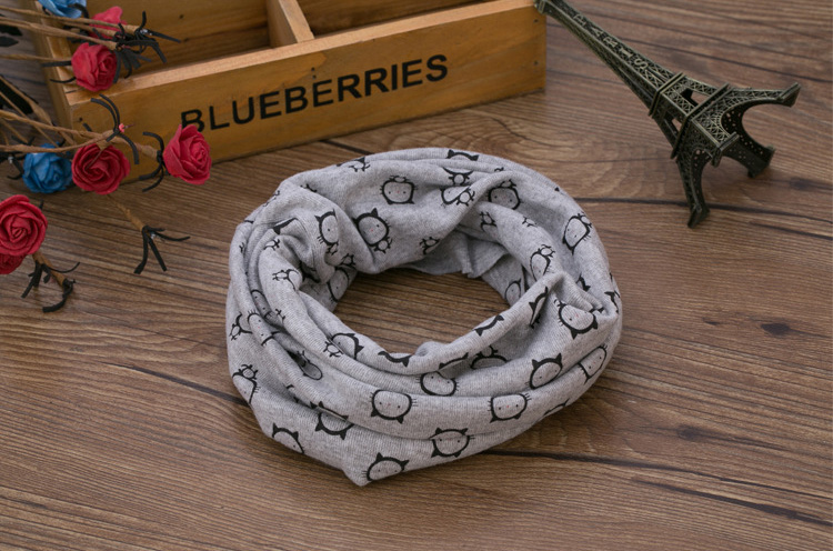 Wholesale kids cotton knit scarf