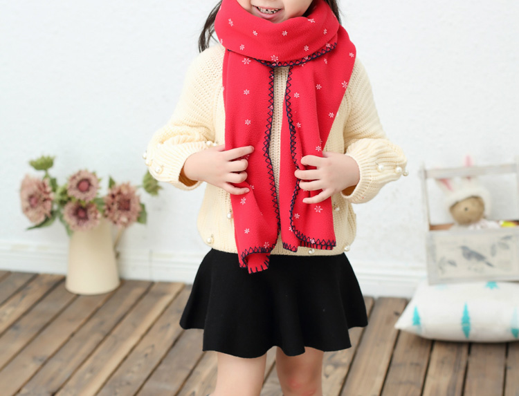 Wholesale kids velvet scarf