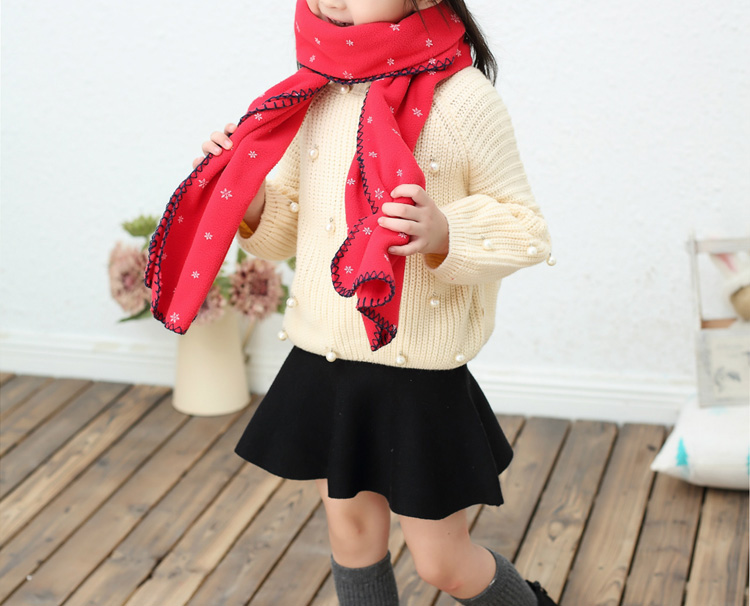 Wholesale kids velvet scarf