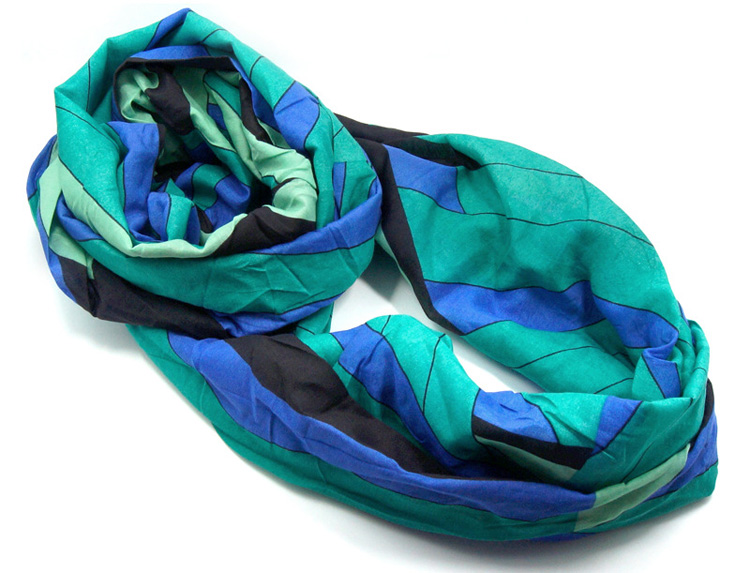 Wholesale printed polyester silk scarf