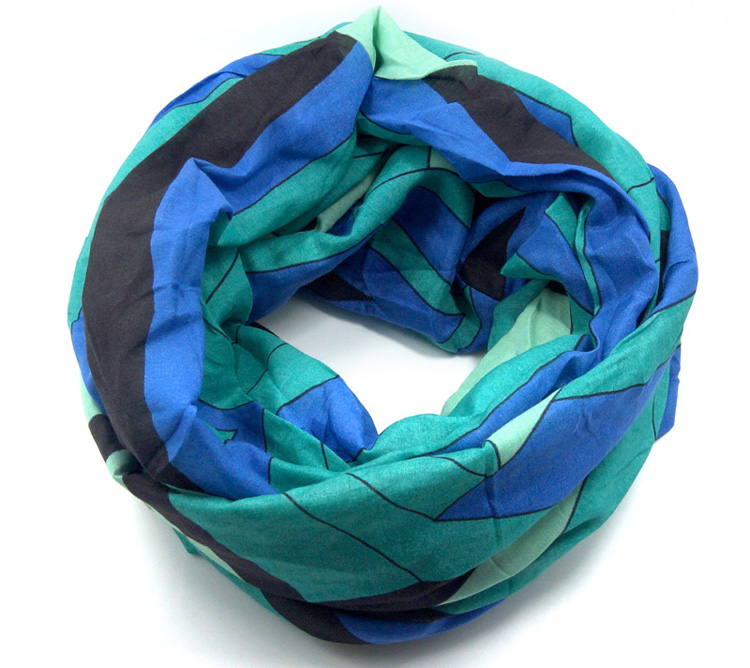 Wholesale printed polyester silk scarf