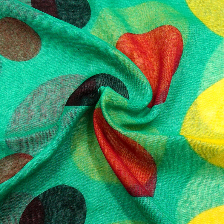 Wholesale viscose polka dot print scarf