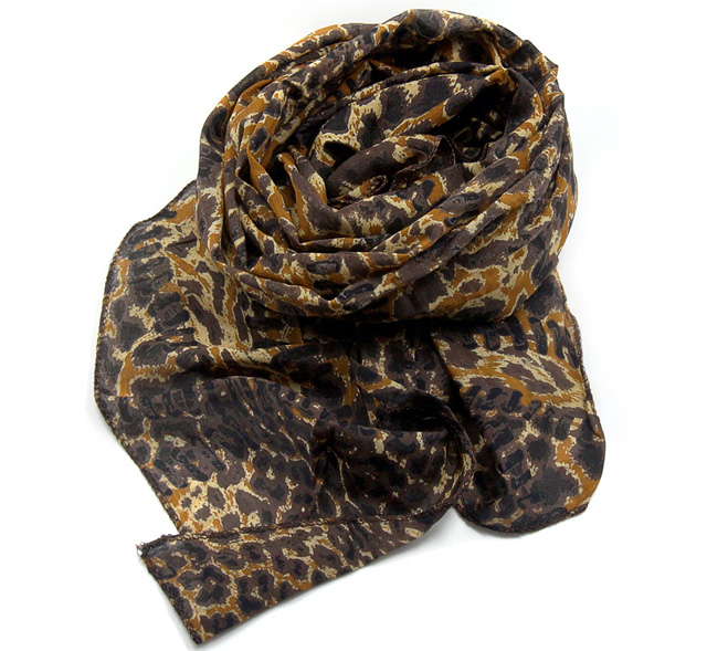 Wholesale viscose leopard scarf