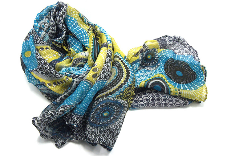 Wholesale viscose silk scarf fashion