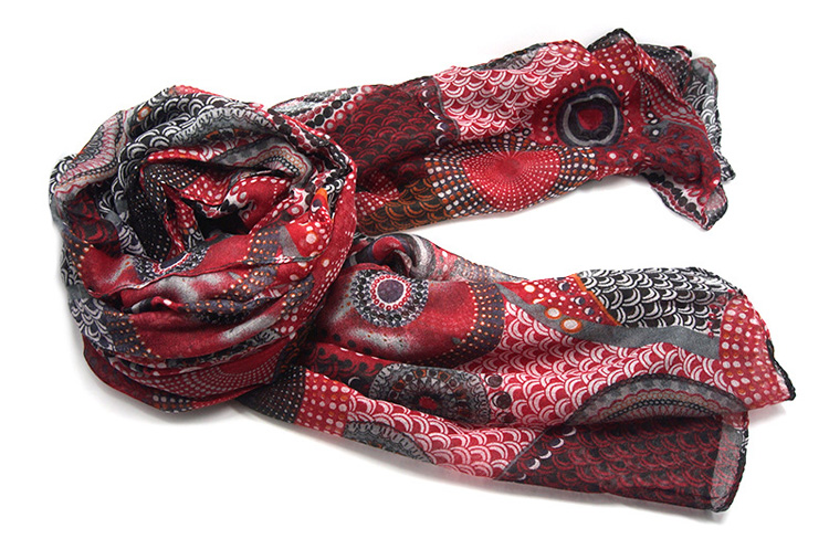 Wholesale viscose silk scarf fashion