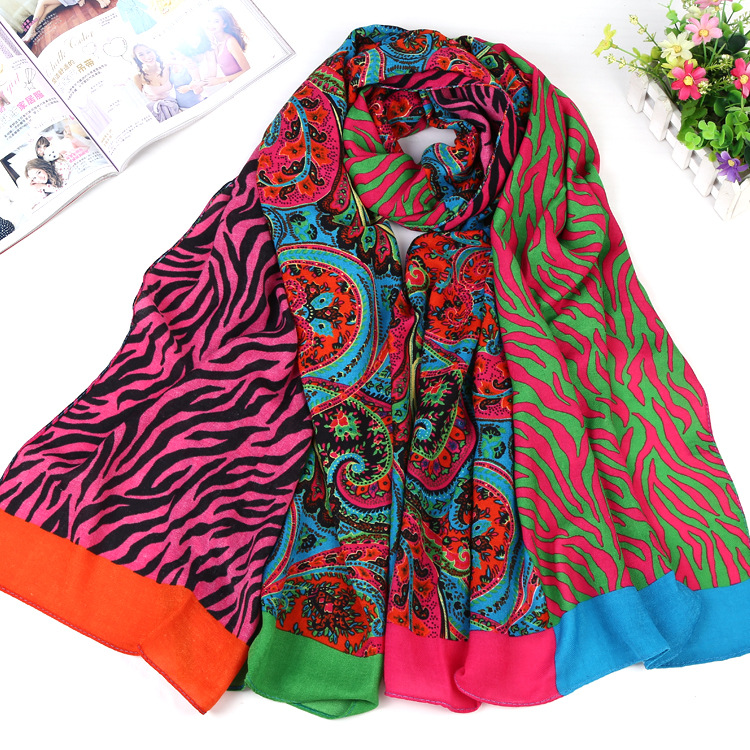 Wholesale cotton twill satin scarf