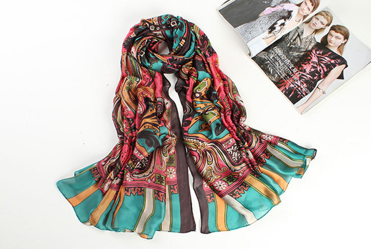 Wholesale silk velvet scarf
