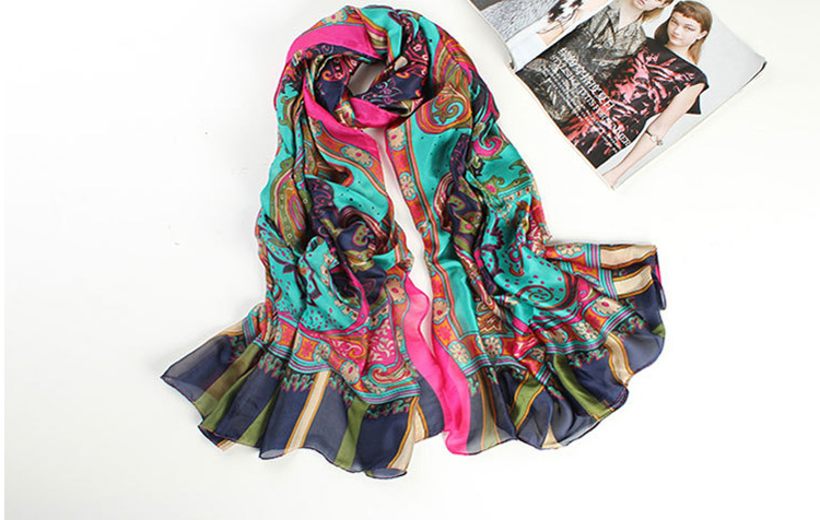Wholesale silk velvet scarf