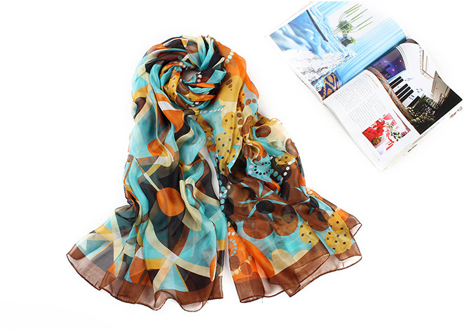 Wholesale patterned silk scarves