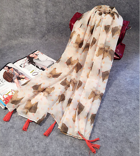 Wholesale fringed scarf women