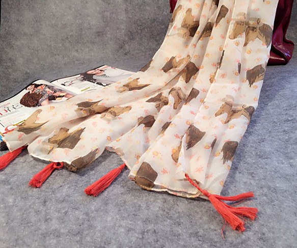 Wholesale fringed scarf women