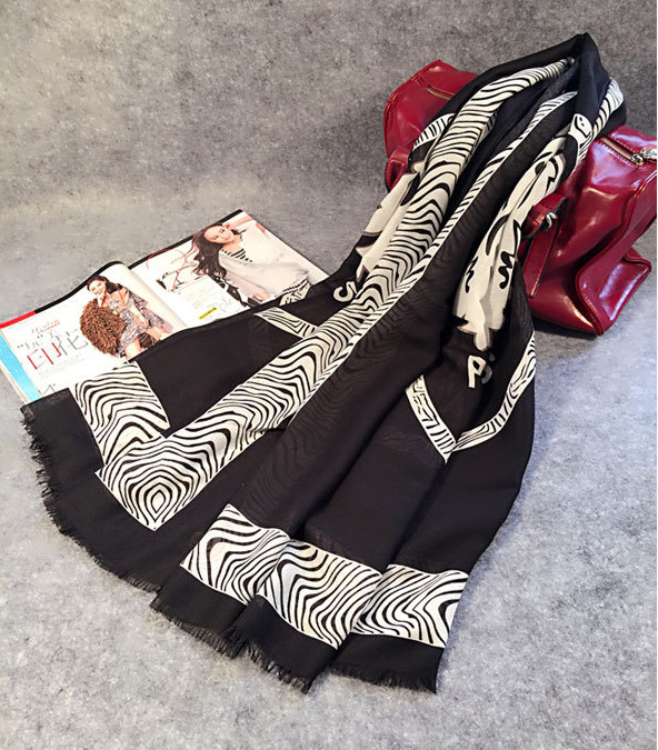 Tiger animal print scarf wholesale