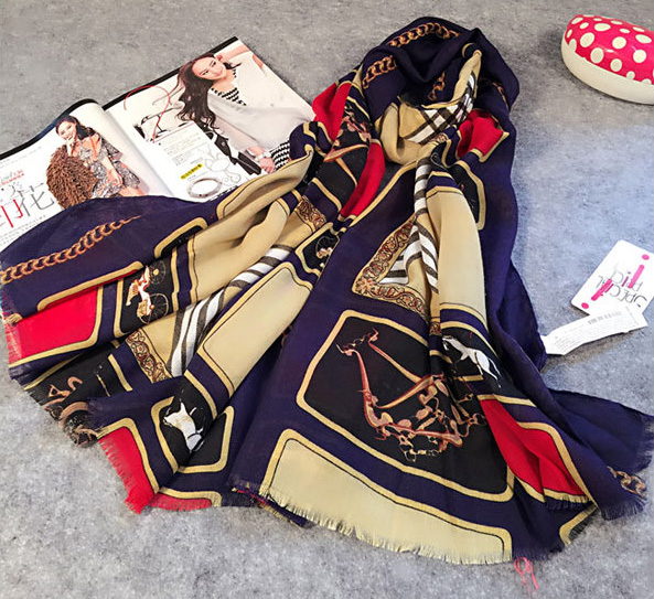 Wholesale chain viscose scarf