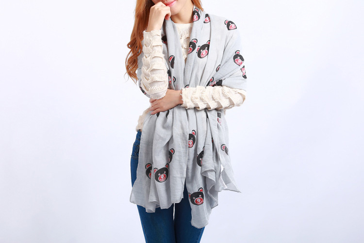 Wholesale cartoon animal scarf