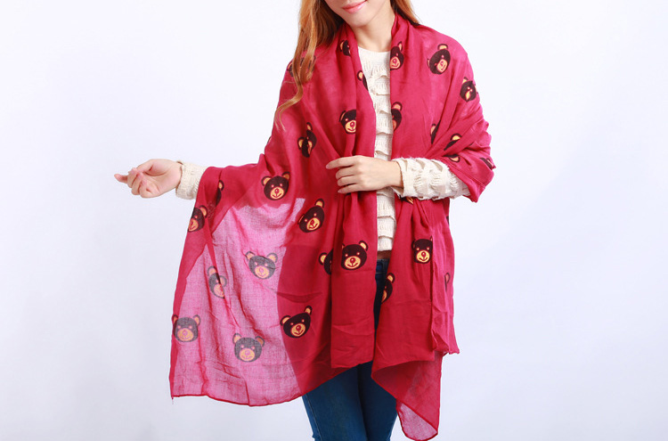 Wholesale cartoon animal scarf