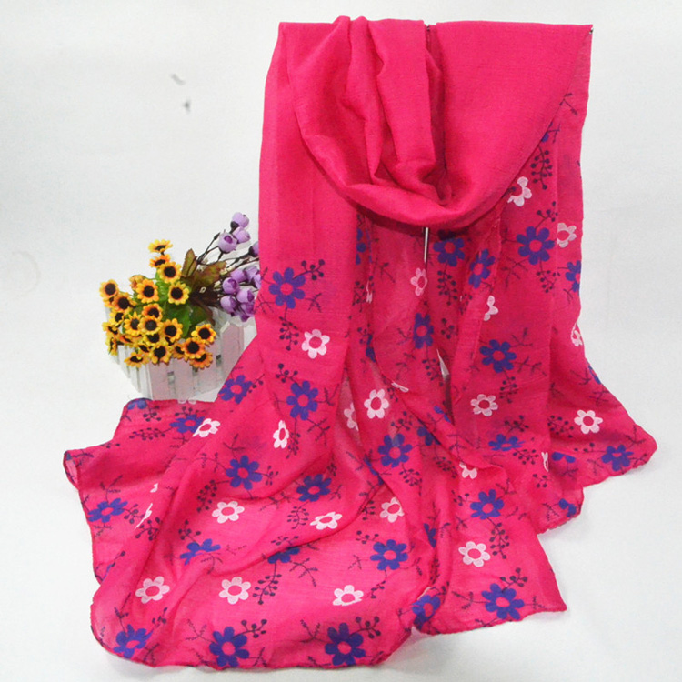 Wholesale cotton printed scarf