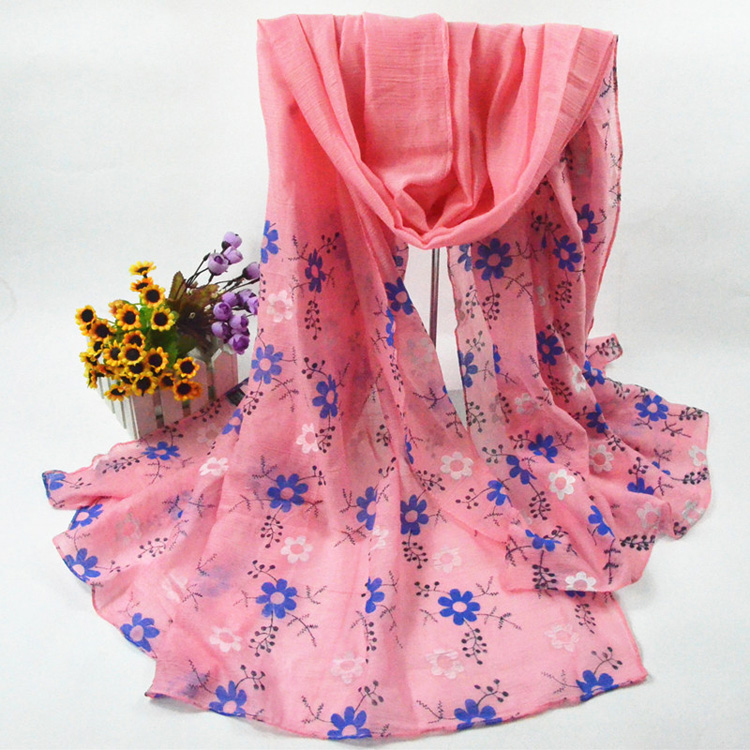 Wholesale cotton printed scarf