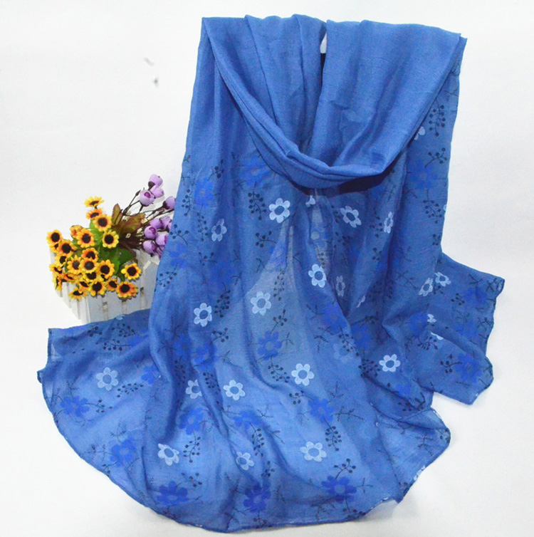 Wholesale cotton printed scarf