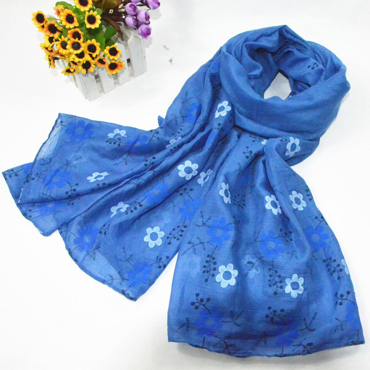 Wholesale cotton printed scarf