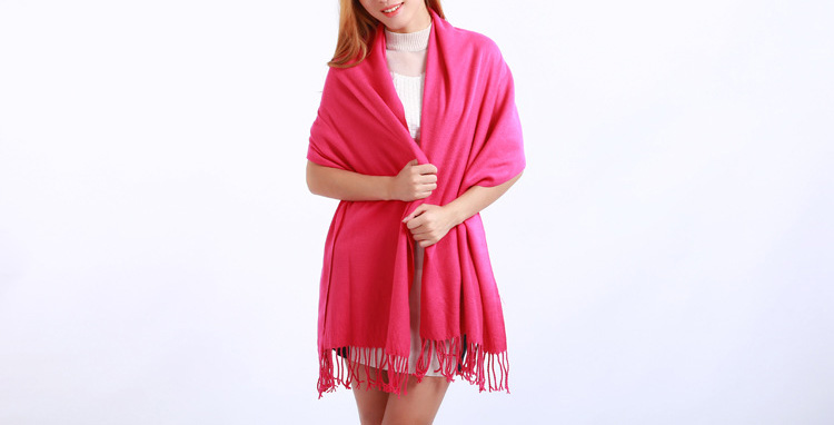 Wholesale solid cashmere scarf