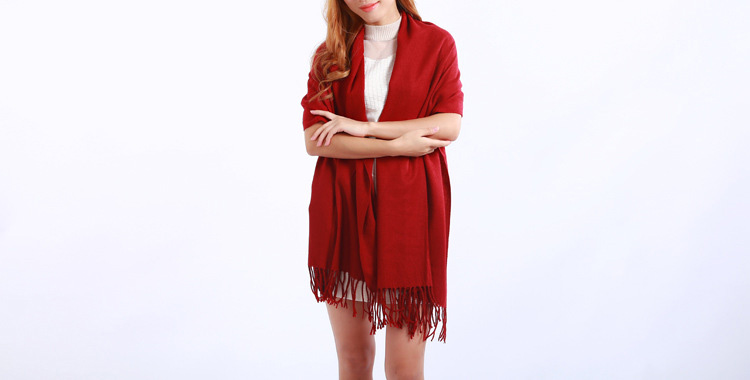 Wholesale solid cashmere scarf