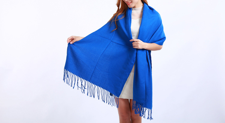 Wholesale solid cashmere scarf