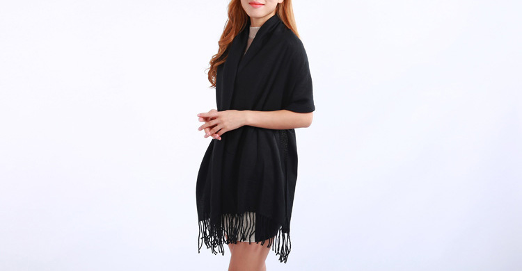 Wholesale solid cashmere scarf