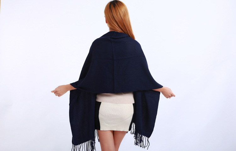 Wholesale solid cashmere scarf
