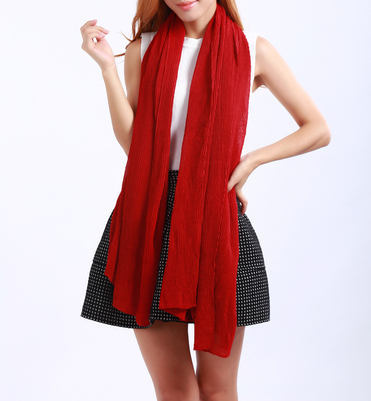 Fold cotton scarf wholesale