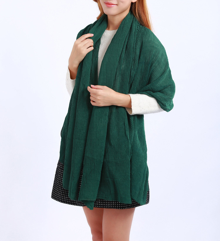 Fold cotton scarf wholesale