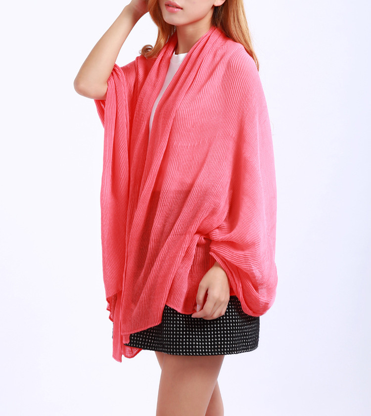 Fold cotton scarf wholesale