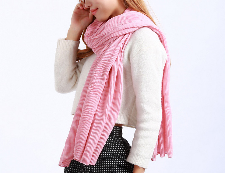 Fold cotton scarf wholesale
