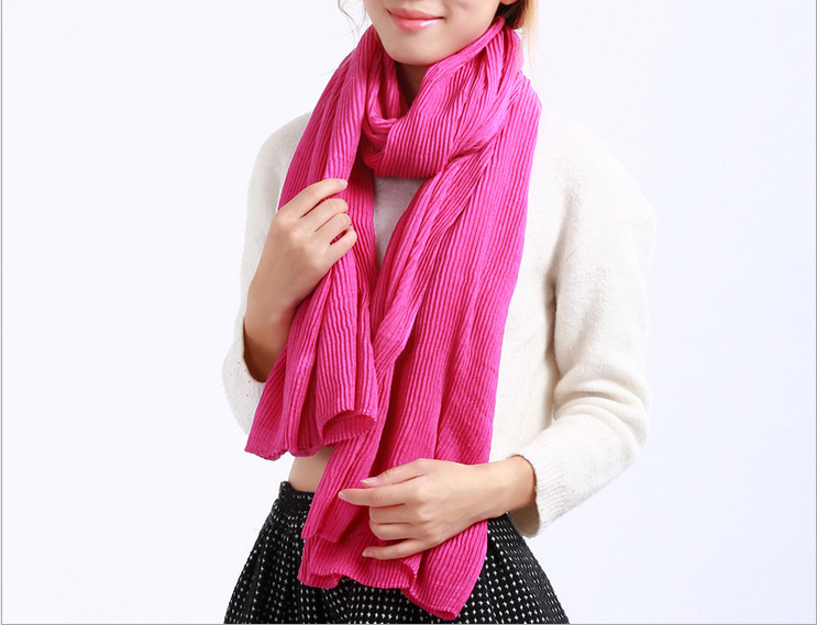 Fold cotton scarf wholesale